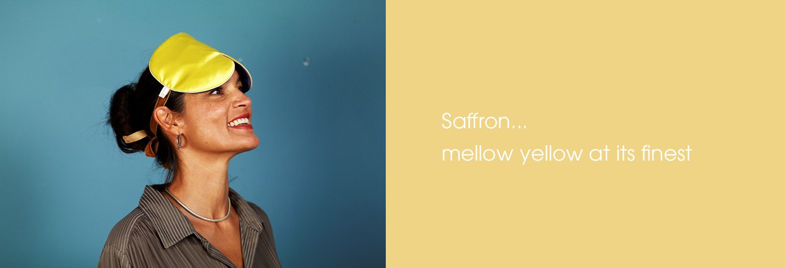 HOLISTIC SILK RETREAT Saffron, mellow Yellow at it's finest
