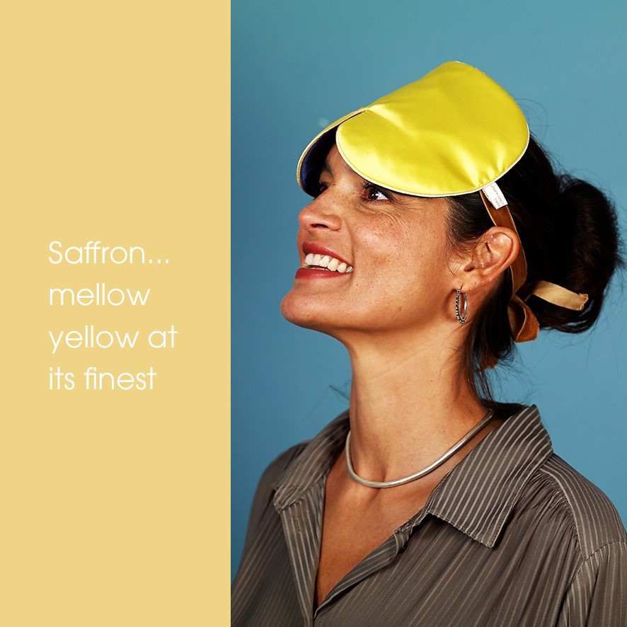 HOLISTIC SILK RETREAT Saffron, mellow Yellow at it's finest